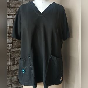 Carhartt Black Modern Fit V-Neck Top